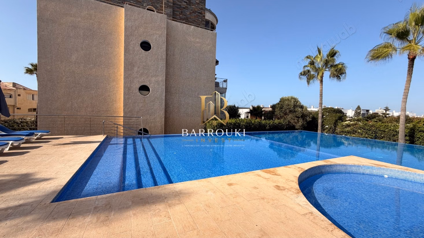 Furnished apartment with sea view for rent – Tamaris, Dar Bouazza