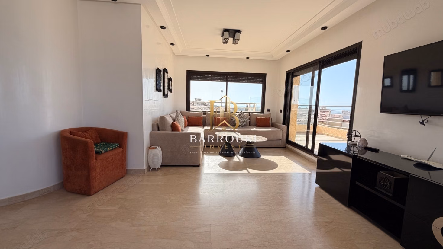Furnished apartment with sea view for rent – Tamaris, Dar Bouazza