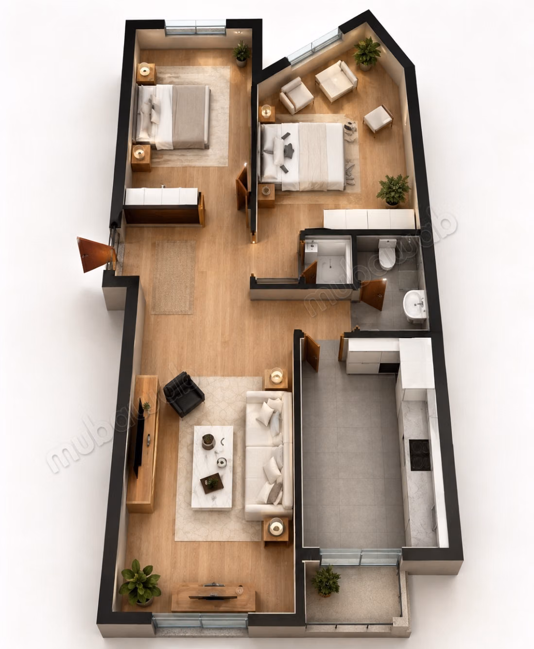 Apartamento en venta en la ciudad. Superficie total de 400 m². Ascensor y plazas de aparcamiento