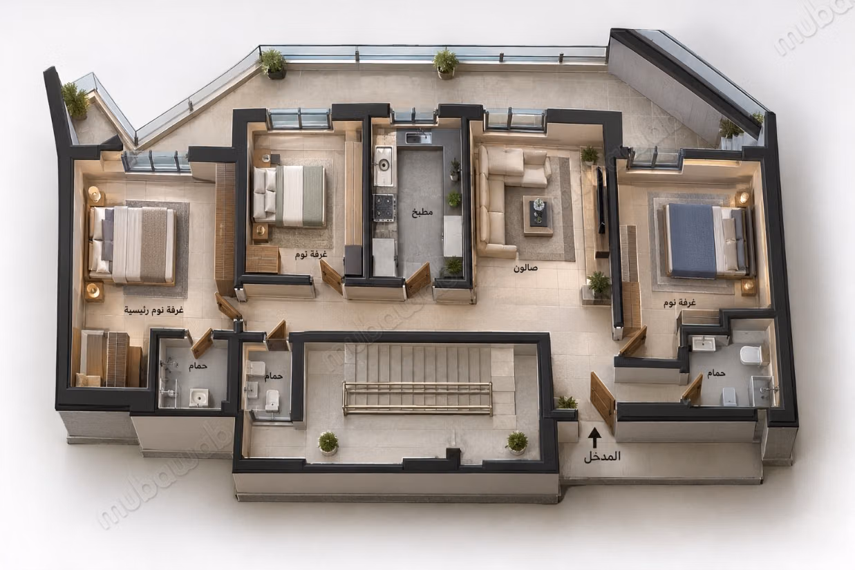 Apartamento en venta en la ciudad. Superficie total de 400 m². Ascensor y plazas de aparcamiento