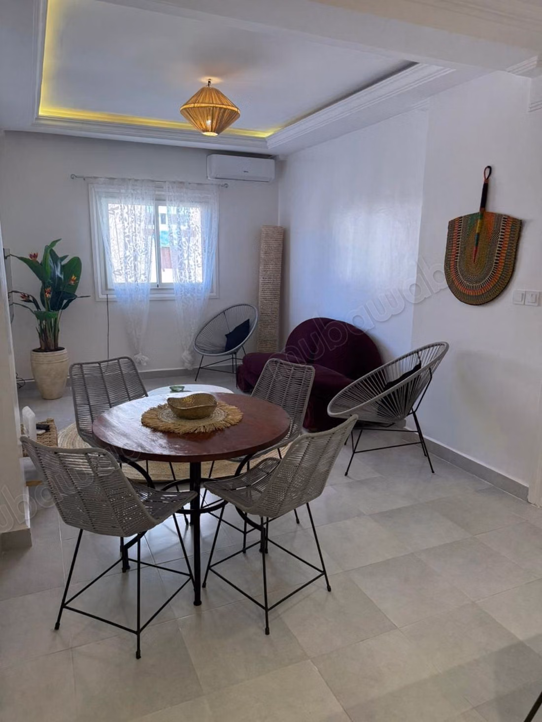 Vente d'un bel appartement à Guéliz. 2 chambres. Meublé