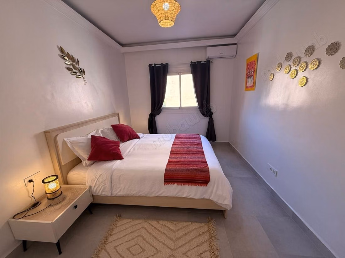 Vente d'un bel appartement à Guéliz. 2 chambres. Meublé