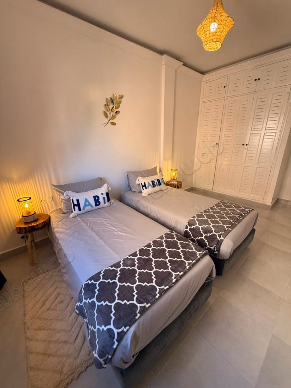 Vente d'un bel appartement à Guéliz. 2 chambres. Meublé