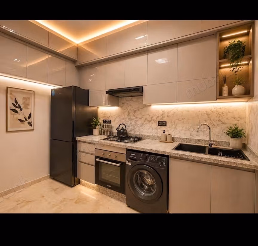 Apartment for rent in Guéliz. 2 beautiful rooms. Fully furnished