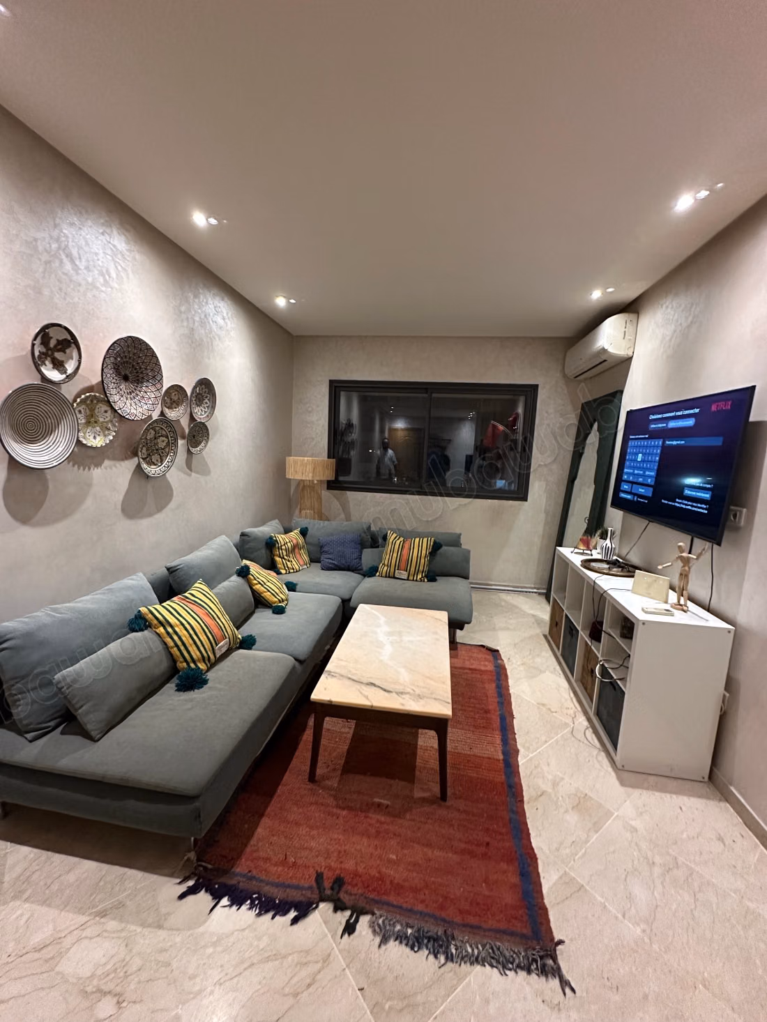Location magnifique studio meublé à Guéliz. 56 mètre