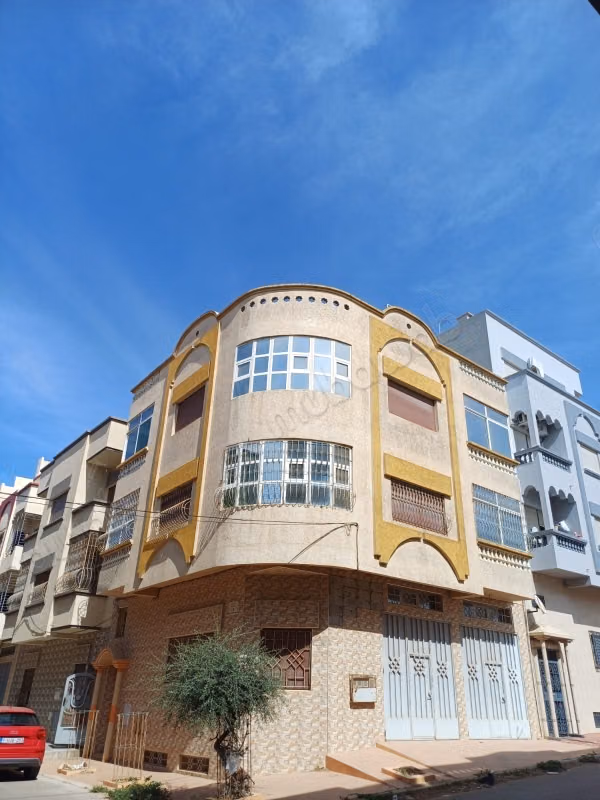 Building garage and three floors
