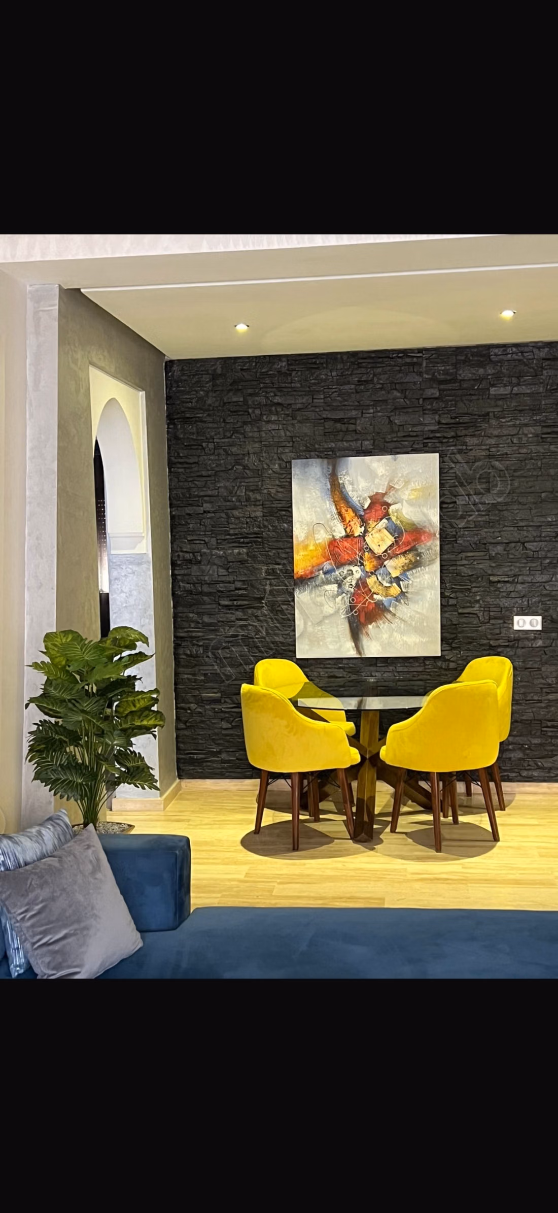 Apartamento en alquiler en Hay Mabrouka. Superficie total de 110 m². Bien amueblado