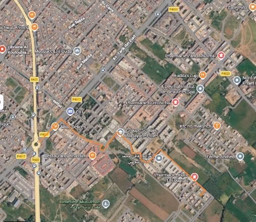 Terrain de 342m2 pour villa jumelée
