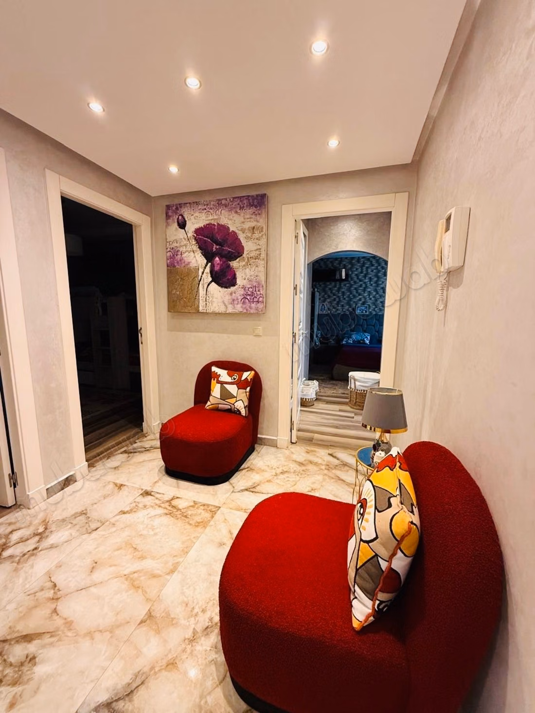 Bel appartement à vendre à boubana 3 belles chambres. Salon Marocain, sécurité piscine