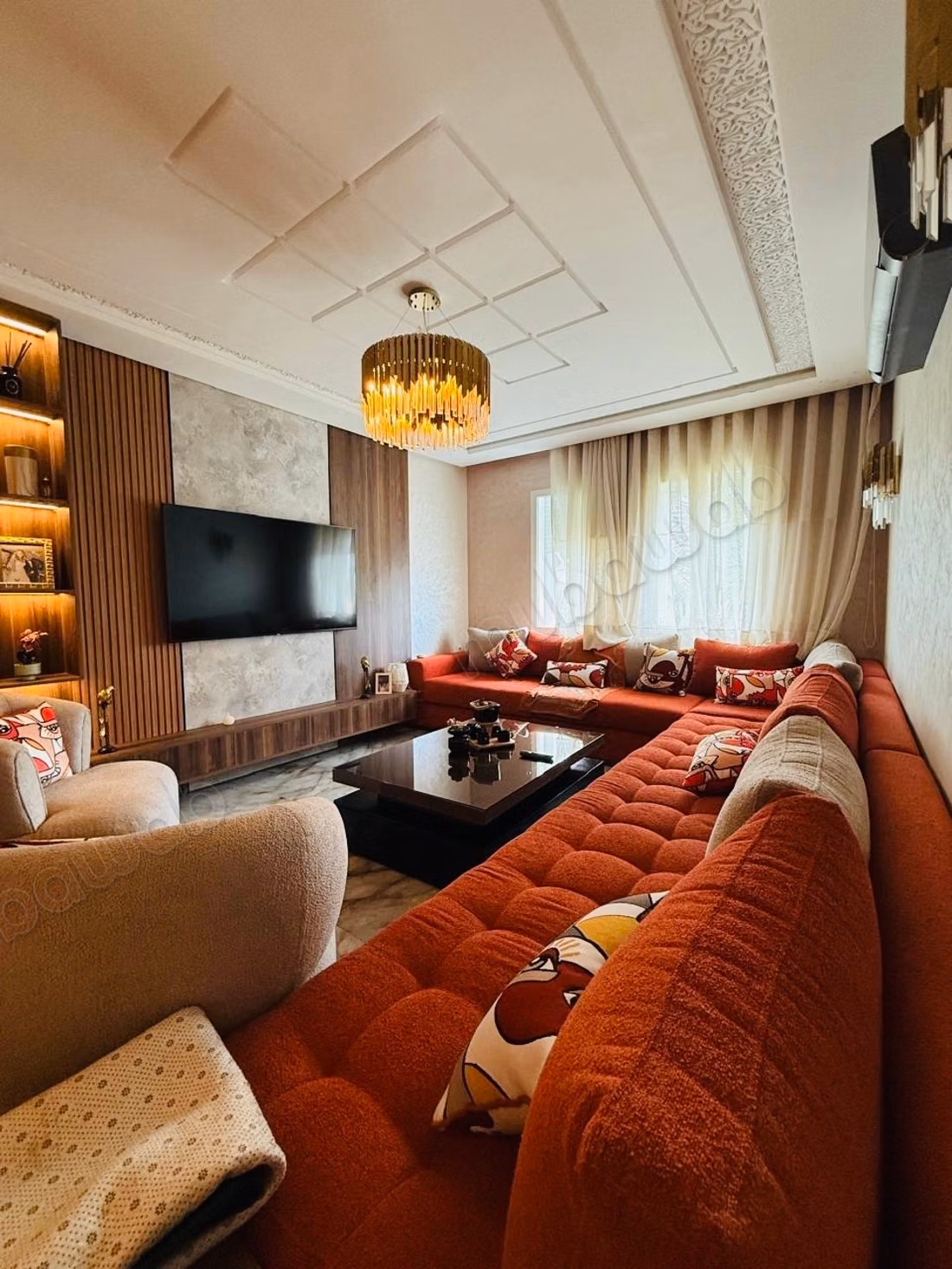 Bel appartement à vendre à boubana 3 belles chambres. Salon Marocain, sécurité piscine
