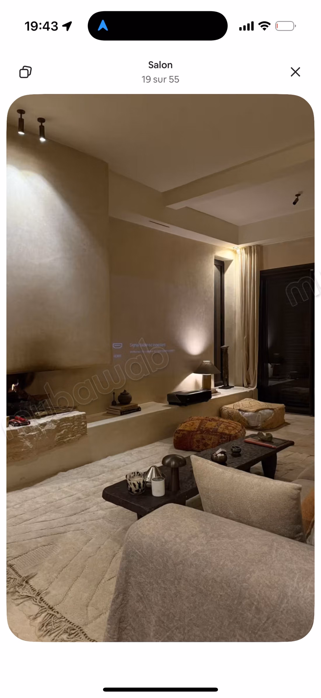 Apartamento en el bulevar M6 y la ruta Ourika, Amueblado
