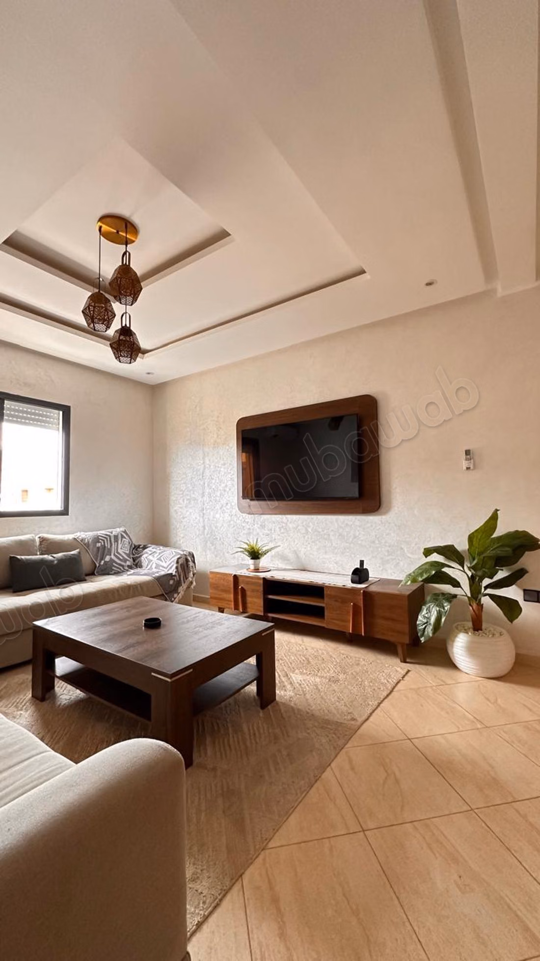 Location d'un appartement à Khouribga. 1 Pièce. Meublé