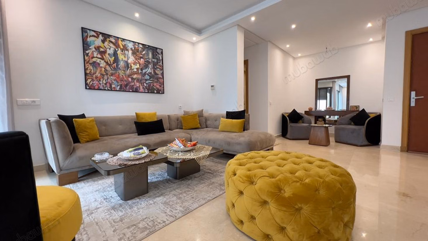 Magnifique appartement vide à louer – hay riad, rabat