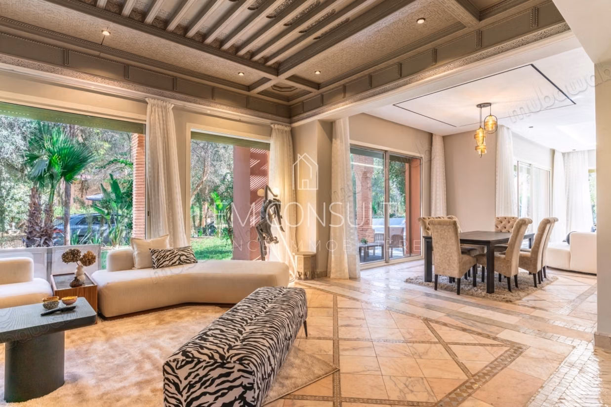 A louer villa 3 chambres la palmeraie