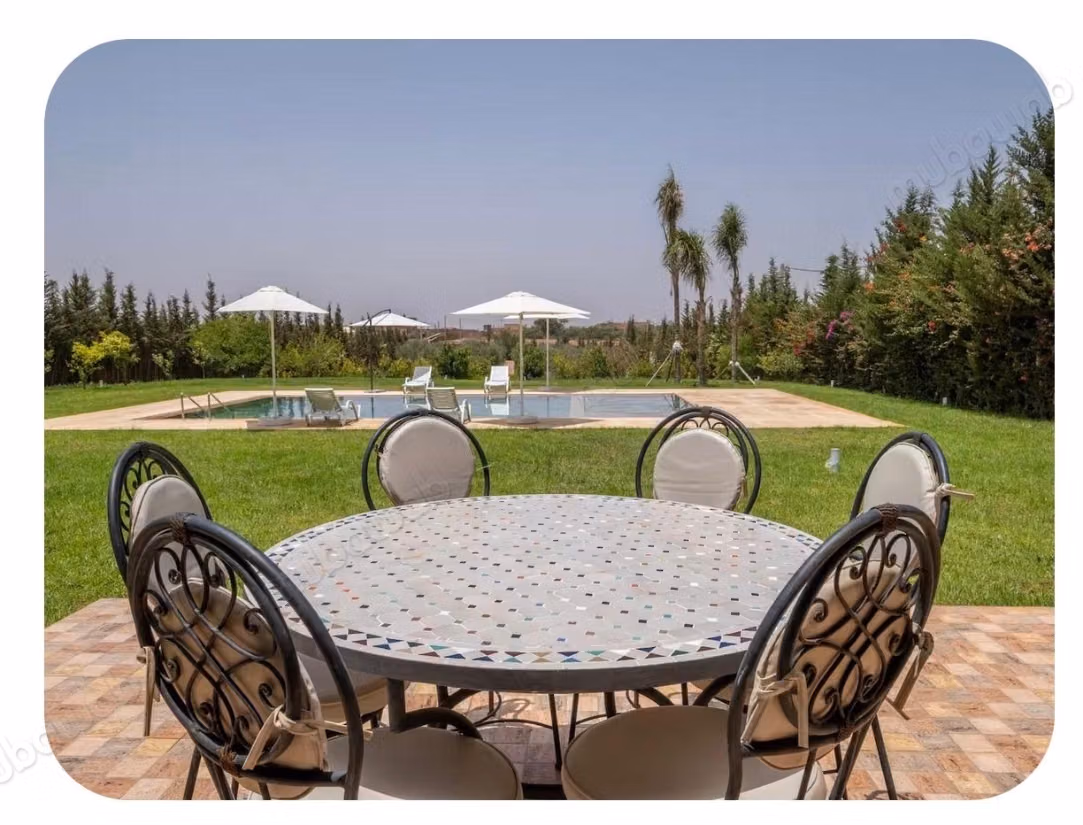Privé villa met hammam, zwembad zonder inkijk