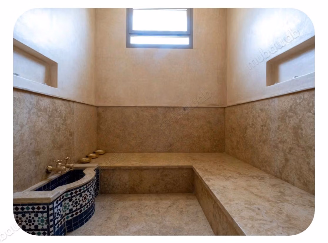 Privé villa met hammam, zwembad zonder inkijk
