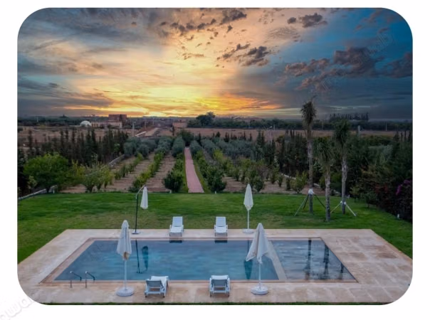 Villa privata con hammam, piscina senza vista