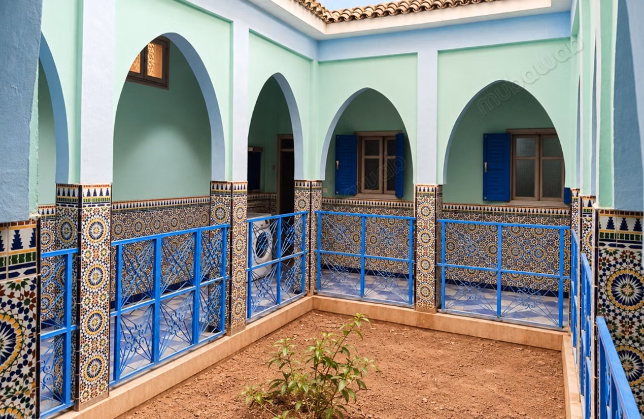 Riad with 2 gardens and 10 rooms