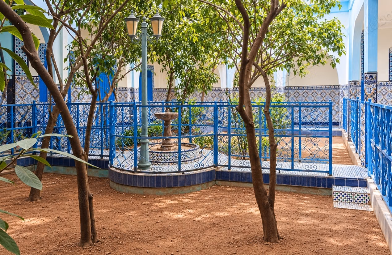 Riad with 2 gardens and 10 rooms