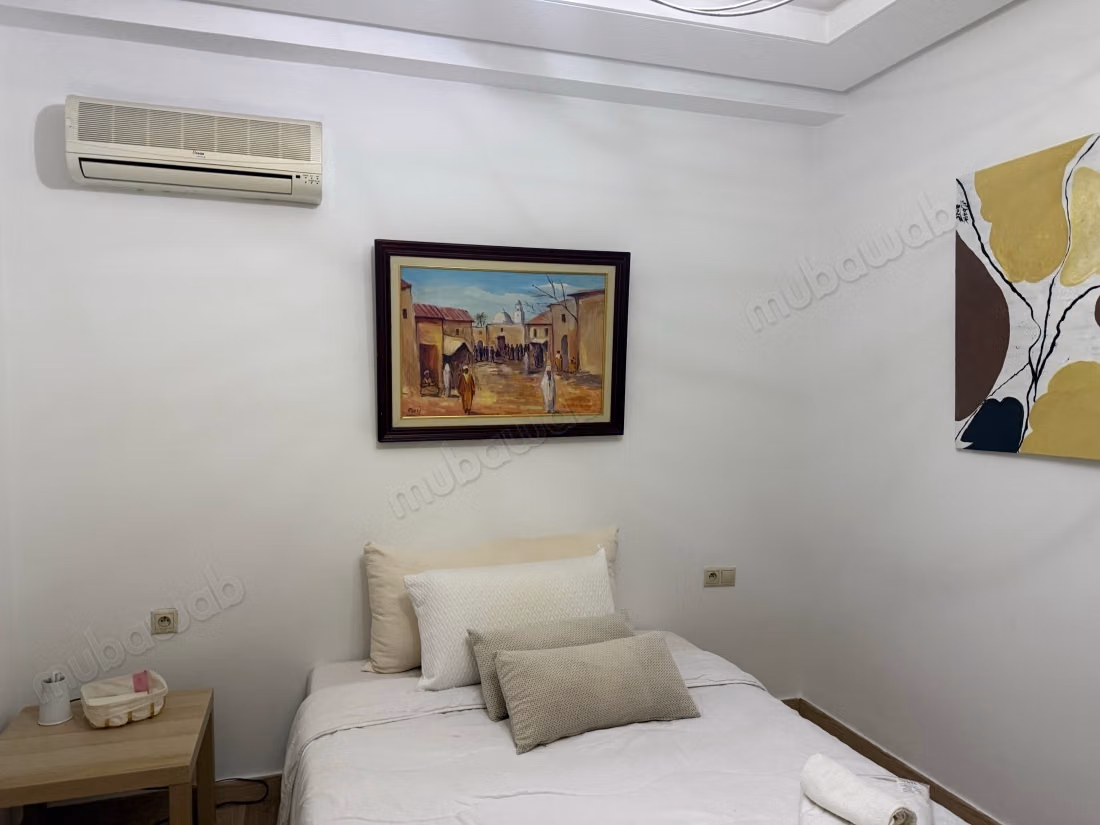 Impresionante apartamento en alquiler en Boubana. 3 habitaciones. Bien amueblado