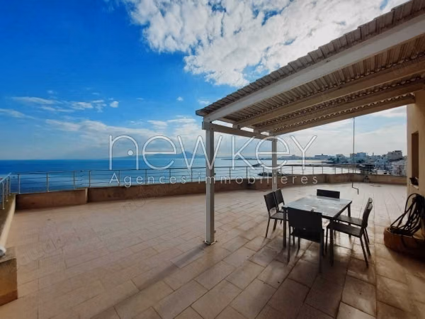 Magnifique S3 avec terrasse et une vue mer