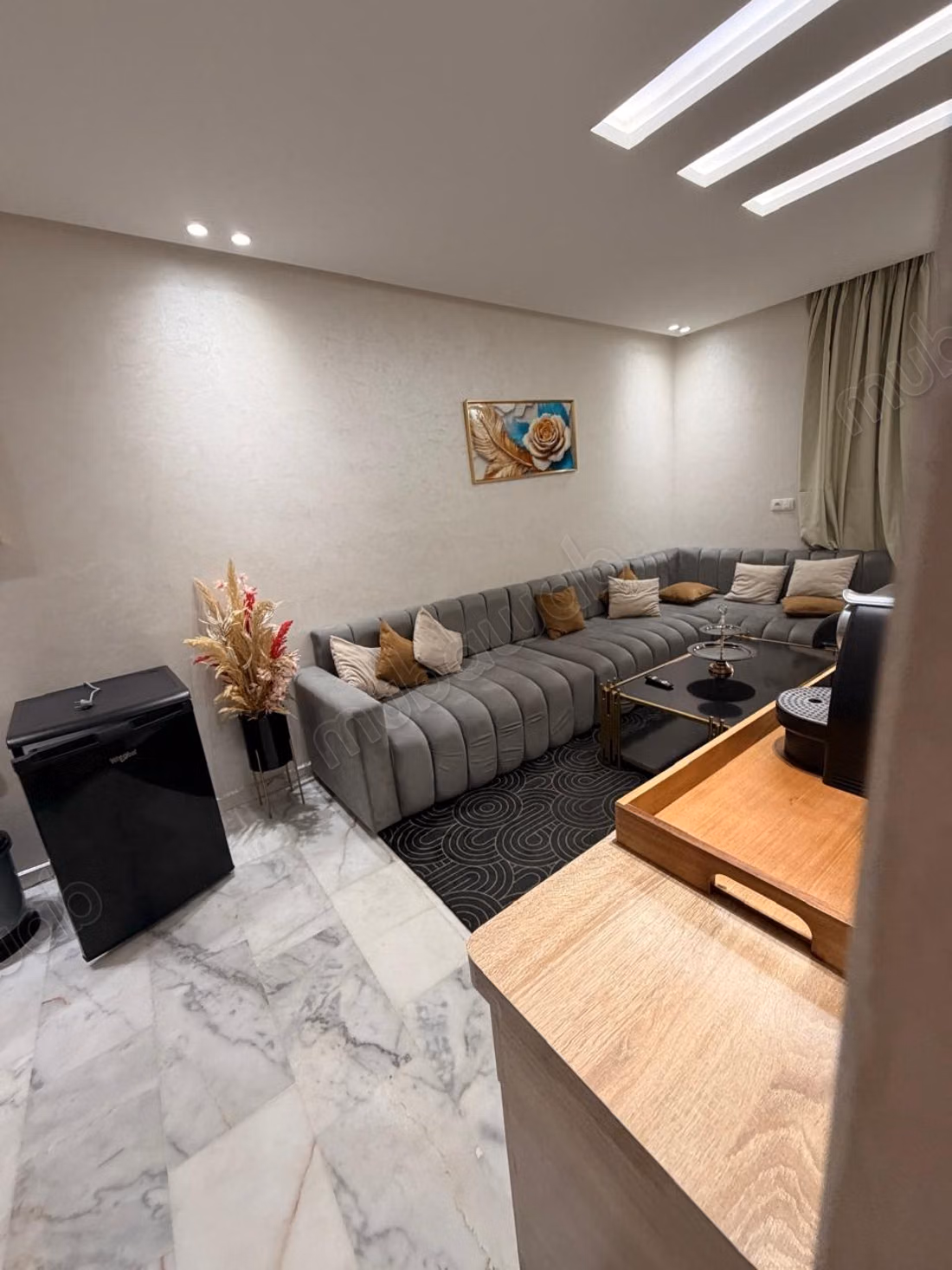 Appartement à louer à Belvédère. Superficie totale de 46 m². Meublé