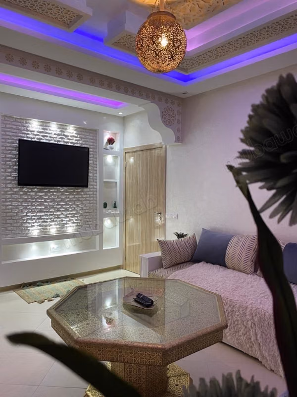 Very nice apartment for rent at Route de Safi. 3 large rooms. Furnished