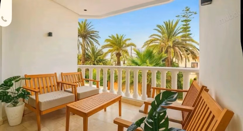 Appartement meublé moderne à louer ain diab