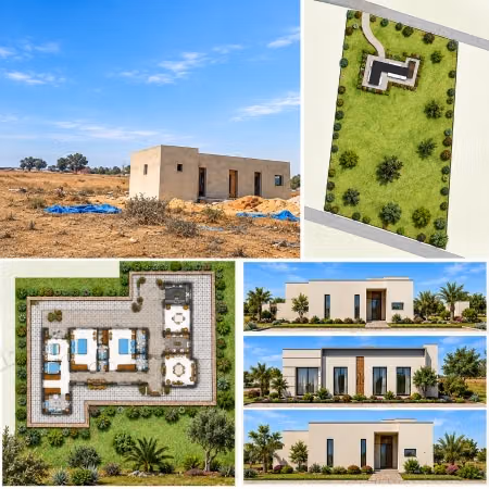 Terreno di 8.523 m² in vendita a Bir El Jdid – Progetto di edilizia rurale
