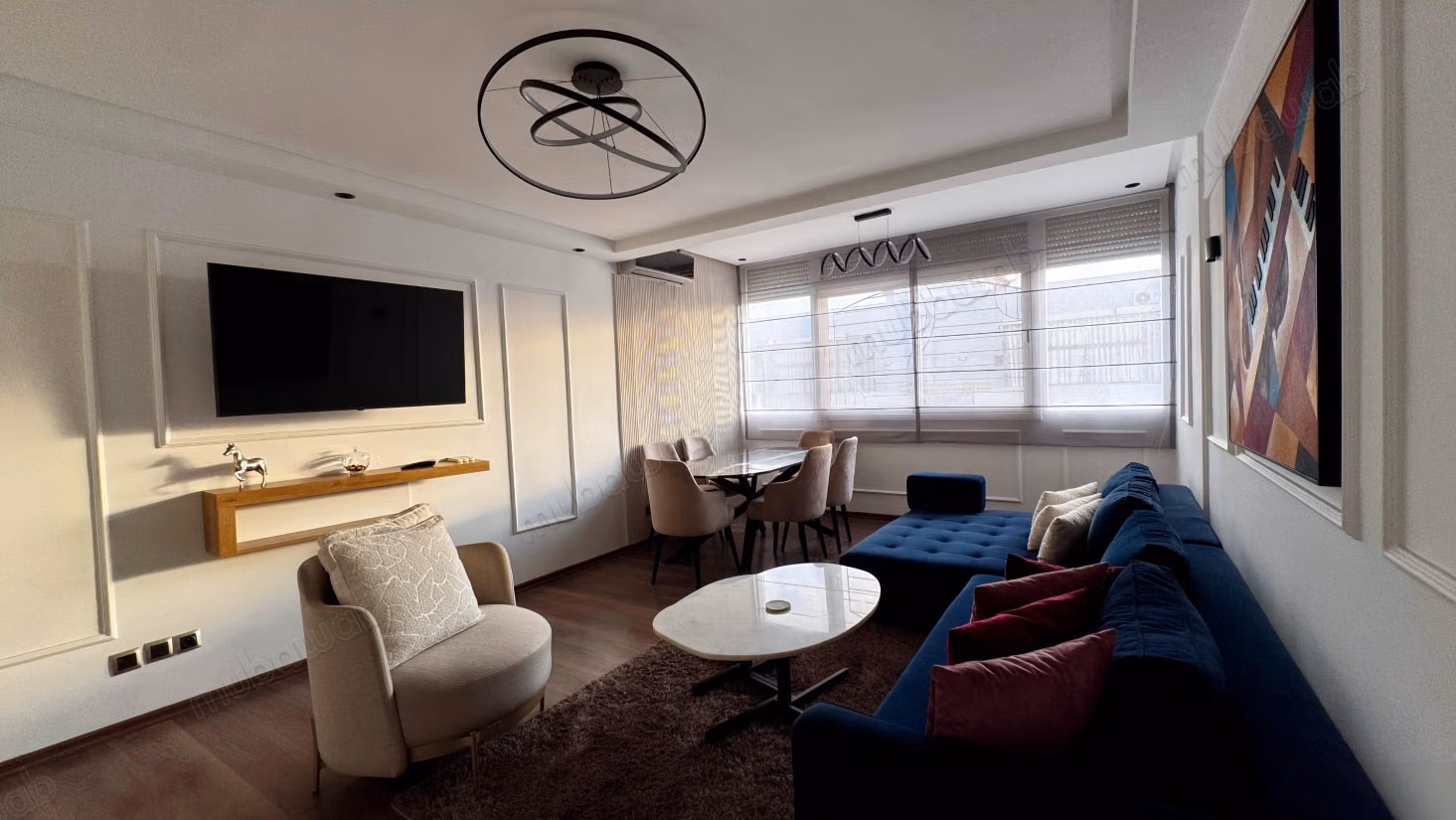Bonito apartamento en alquiler en Maârif Extension. 2 habitaciones. Bien amueblado