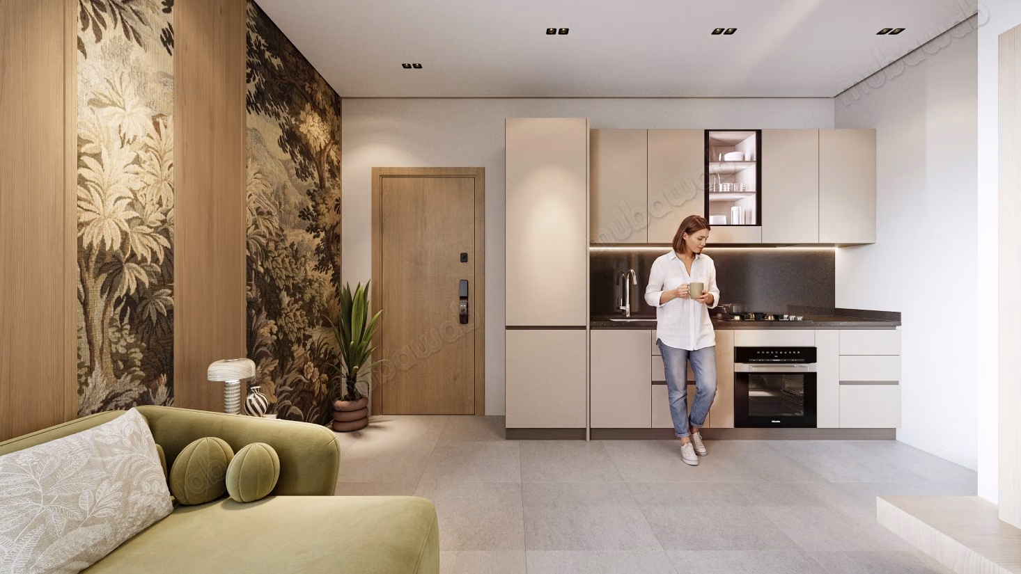 Apartment for sale in Route Casablanca. Small area 41 m²