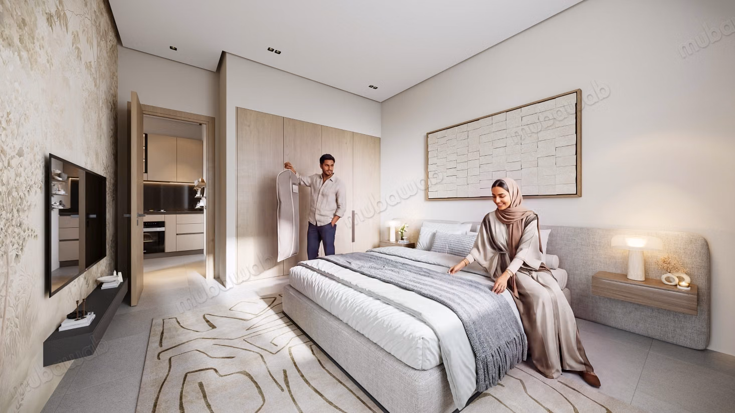 Sale of a lovely apartment in Route Casablanca. 2 rooms