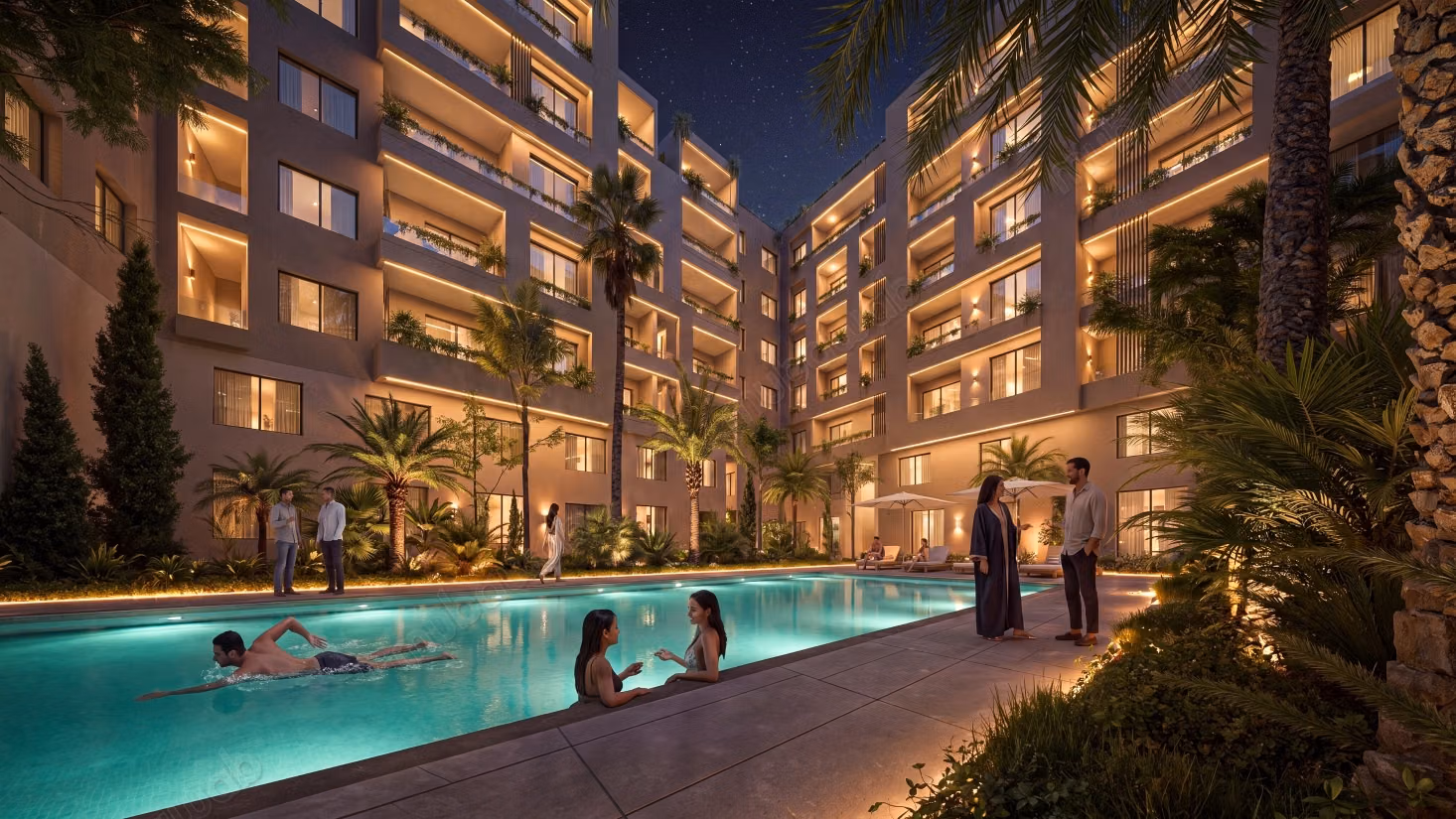 Sale of a lovely apartment in Route Casablanca. 2 rooms