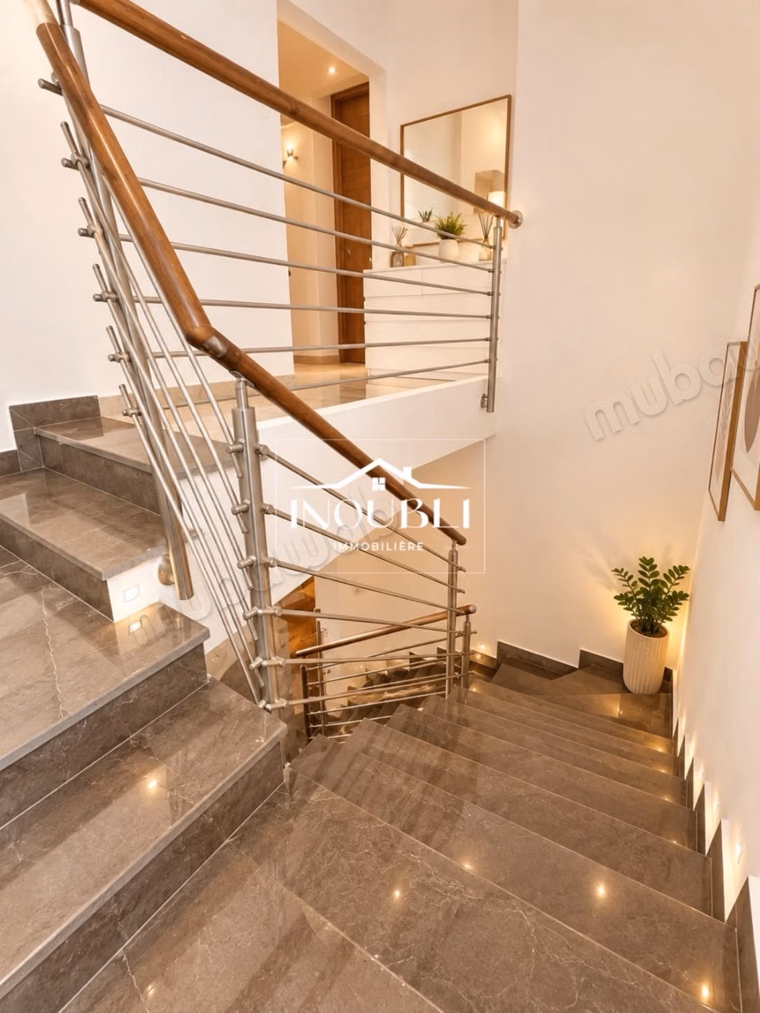  À louer – magnifique duplex s3 meublé à l’aouina – cité wahat 