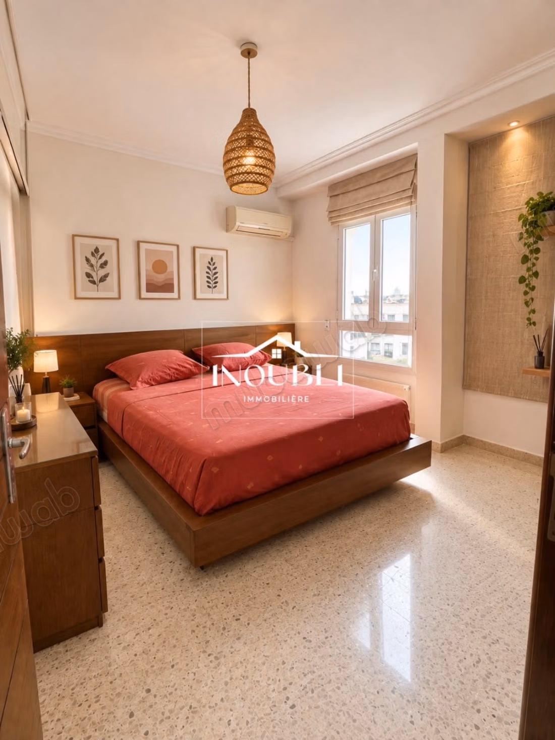  À louer – magnifique duplex s3 meublé à l’aouina – cité wahat 