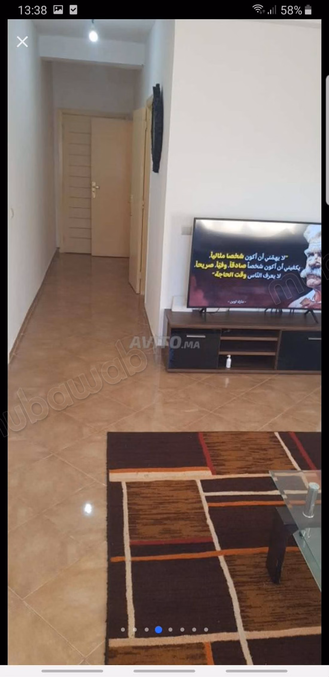 Appartementen te huur in Ismalia kamer. Televisie