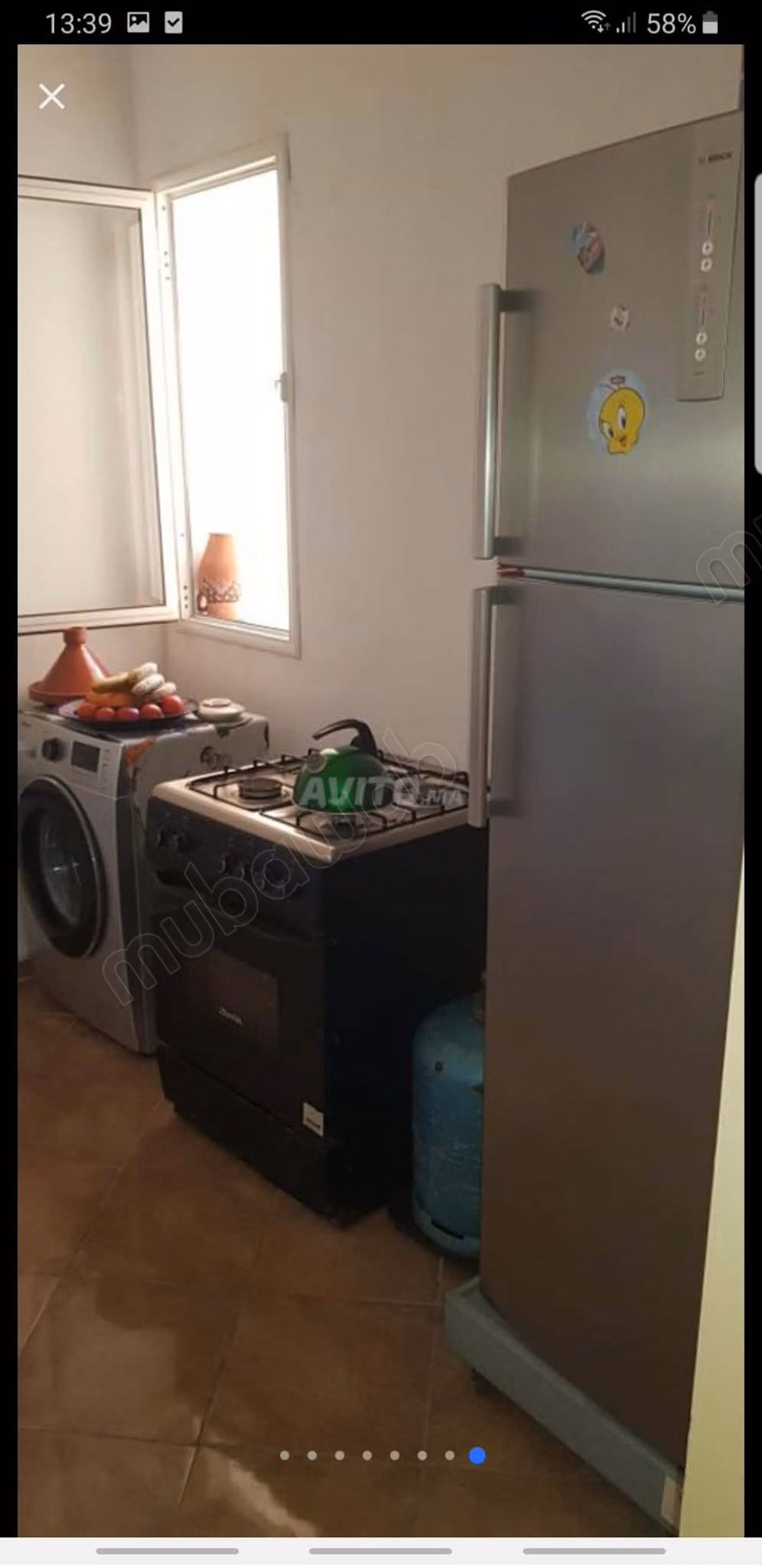 Appartementen te huur in Ismalia kamer. Televisie