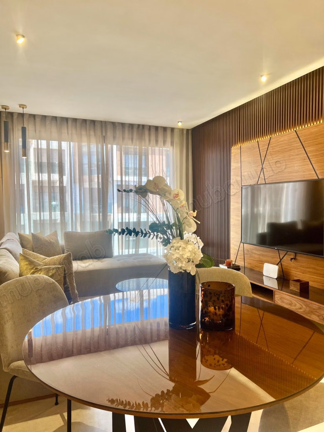 Appartement à louer à Anfa.
Meublé