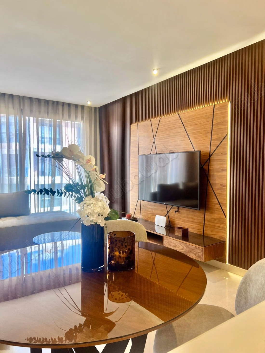 Appartement à louer à Anfa.
Meublé