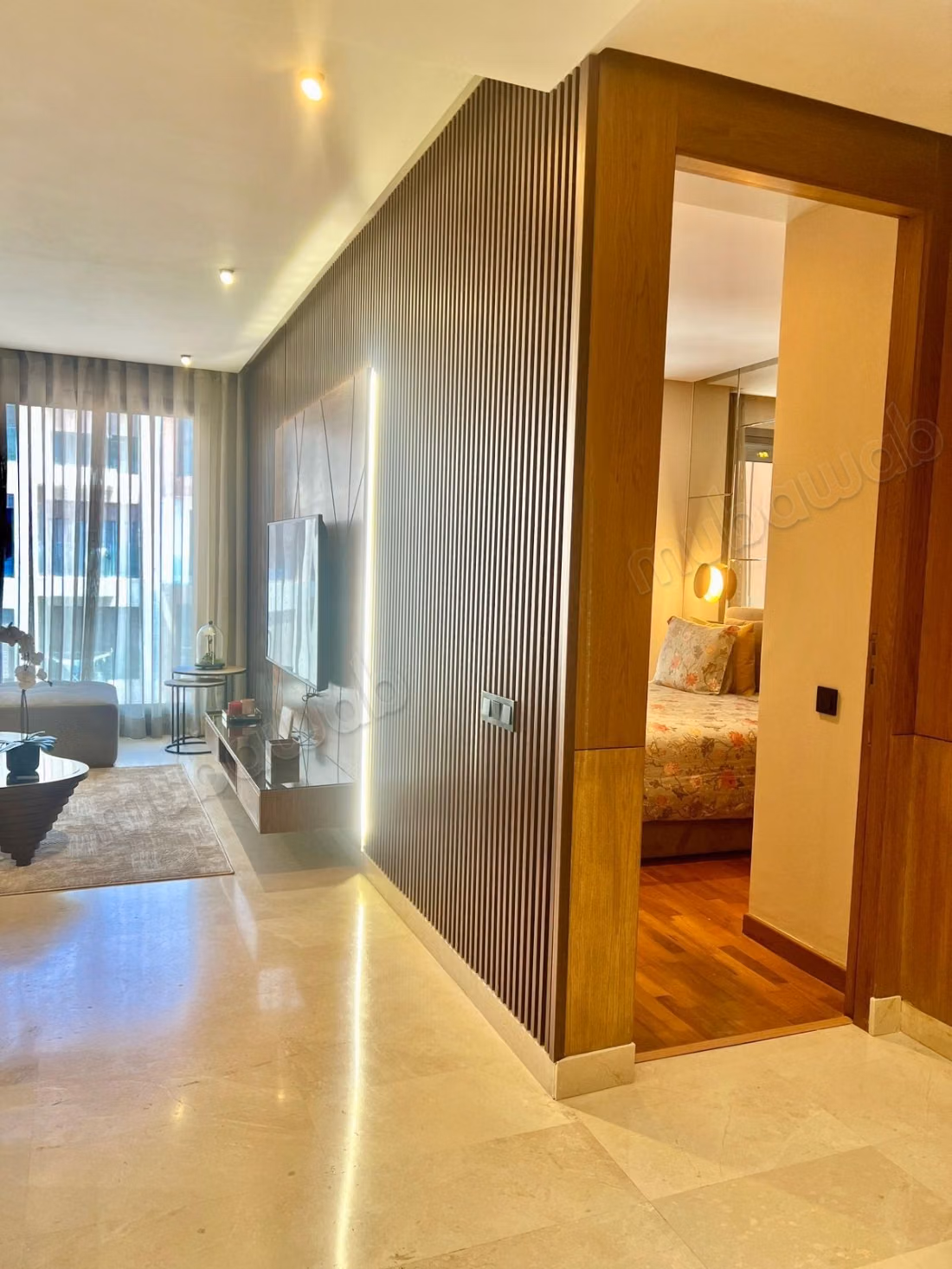Appartement à louer à Anfa.
Meublé