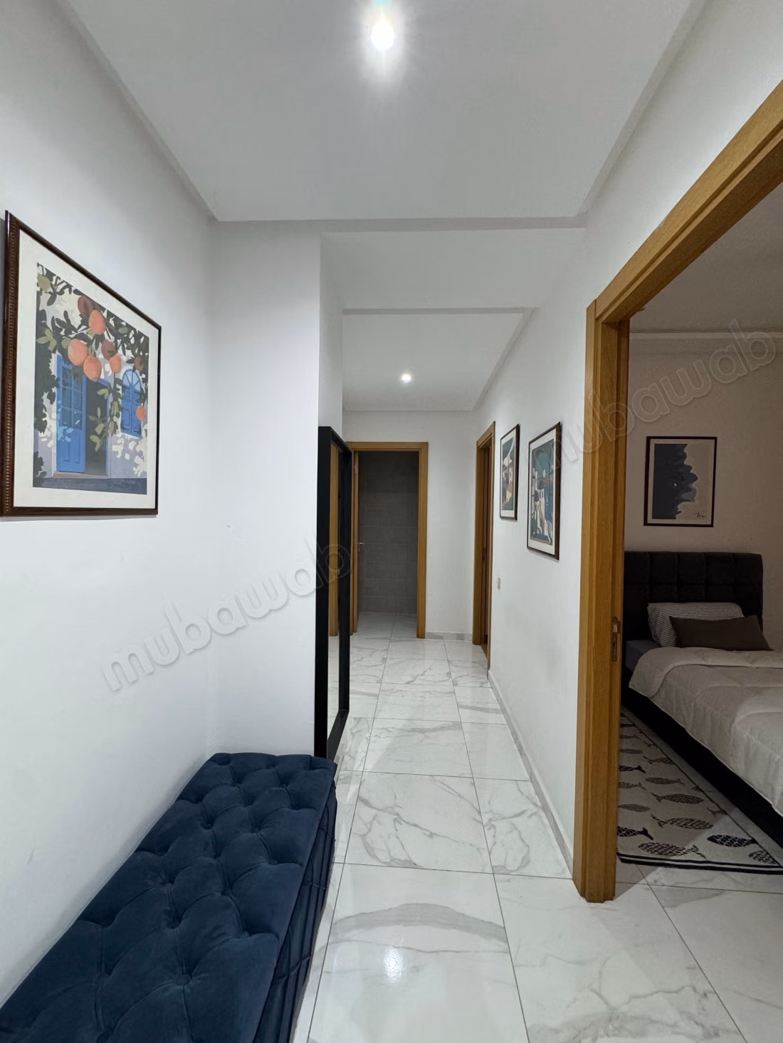 Rental of an apartment in Maamora. 2 beautiful bedrooms. Well furnished