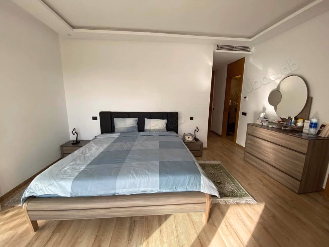 Beautiful furnished apartment for rent in Casablanca Finance City. 3 lovely bedrooms. Well furnished