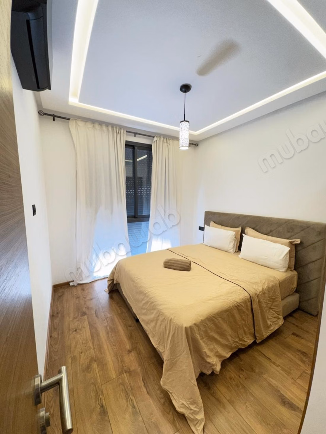 Zeer mooi appartement te huur in Casablanca Finance City. 2 comfortabele kamers. Goed ingericht