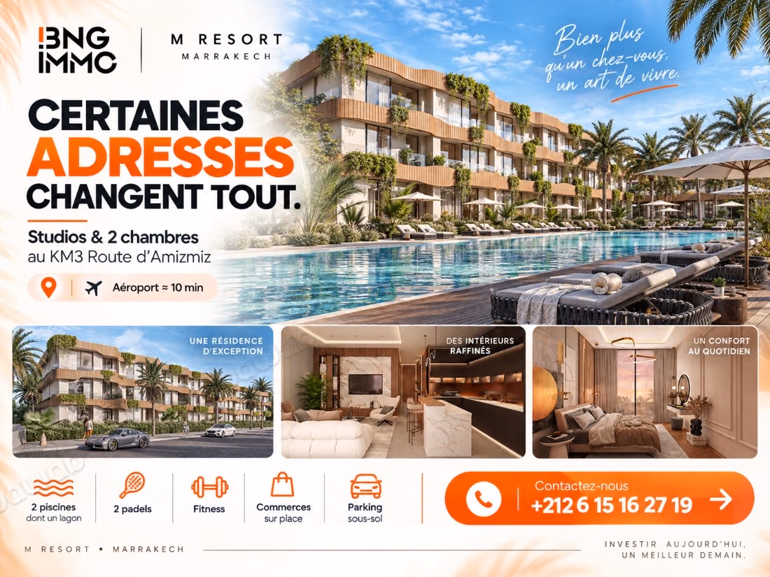 Appartement 48 m² à Route Amizmiz — 19