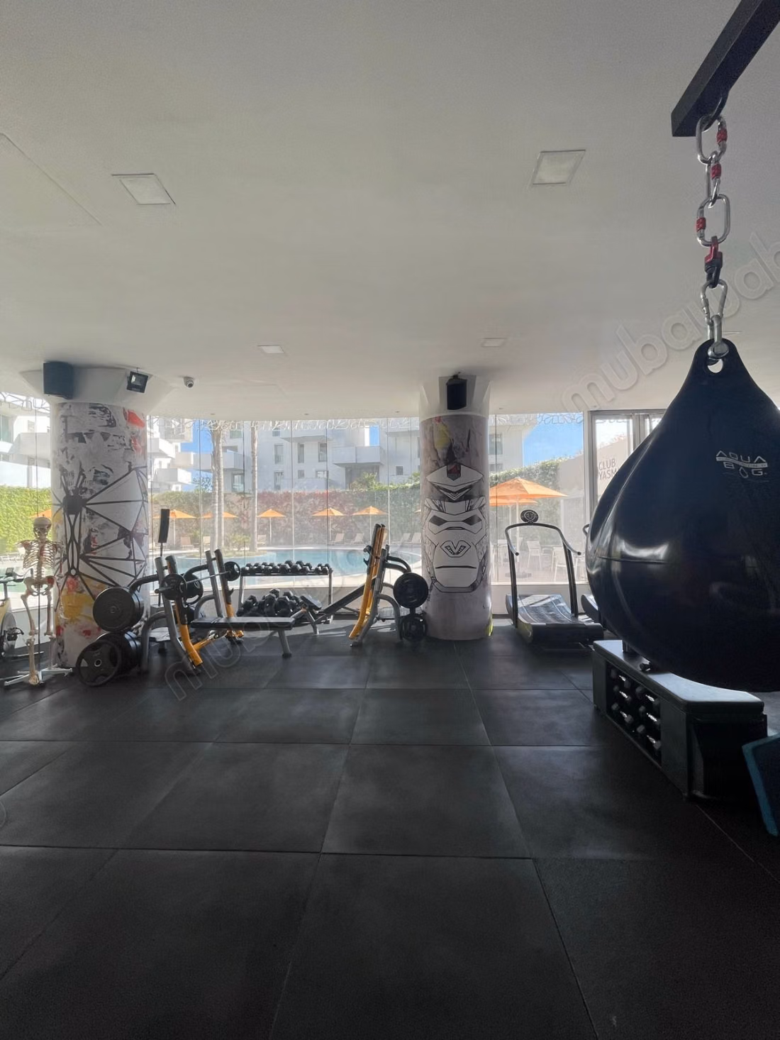 Seizoensverhuur in Casablanca Finance City. Oppervlakte 64 m². Terras en lift