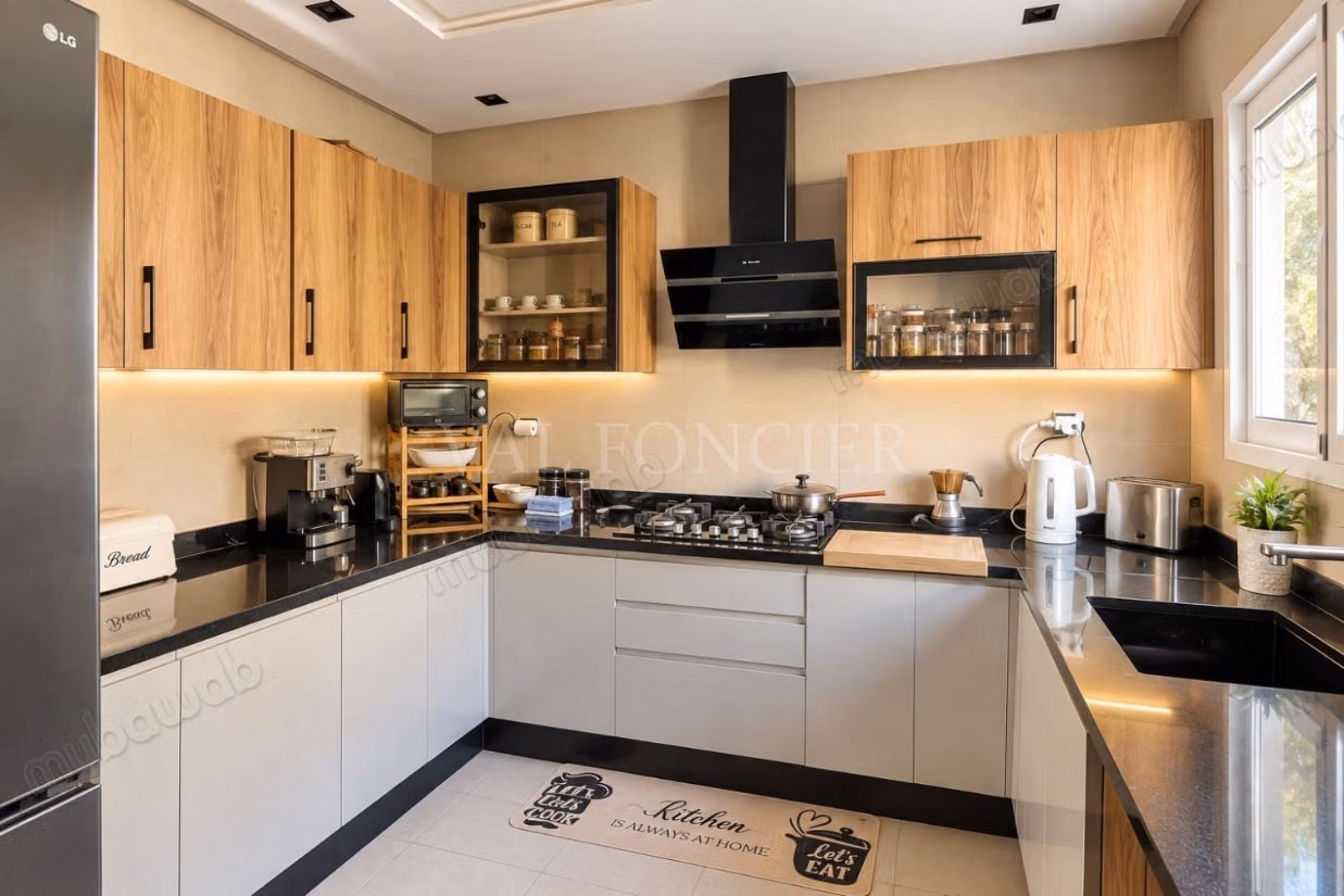 Sale Beautiful apartment 163m2 3 bedrooms with terraces Bouskoura, Casablanca