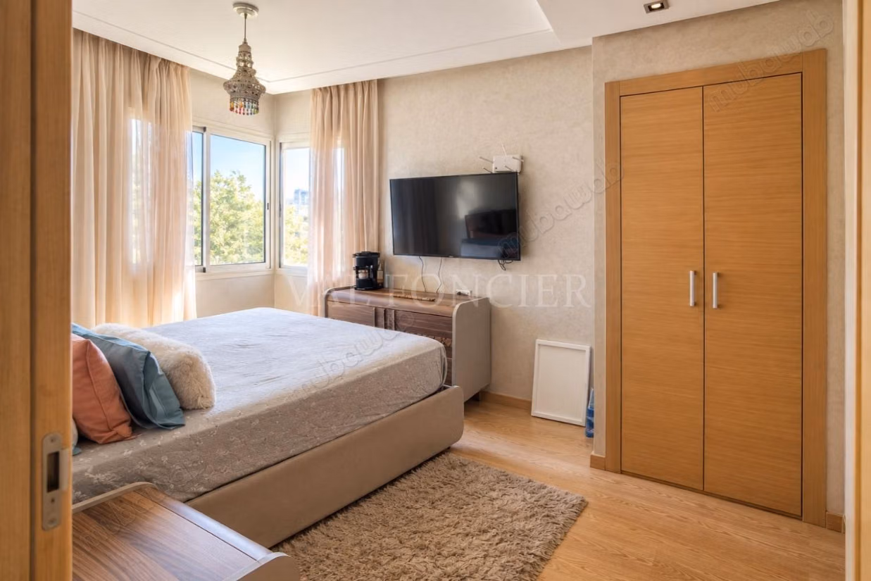 Sale Beautiful apartment 163m2 3 bedrooms with terraces Bouskoura, Casablanca