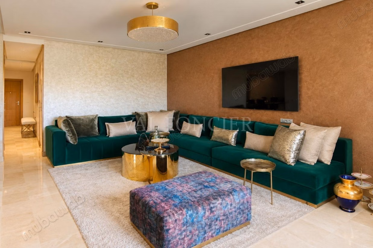 Sale Beautiful apartment 163m2 3 bedrooms with terraces Bouskoura, Casablanca