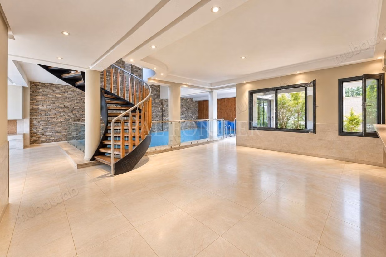 For Sale: Modern Corner Villa with 4 Bedrooms and Indoor Pool in Dar Bouazza