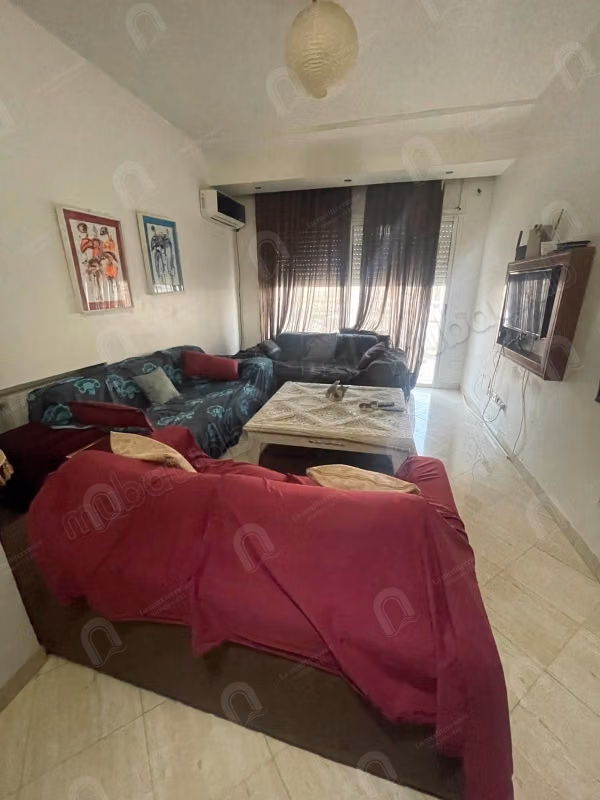 For rent furnished apartment in Ennaser 2